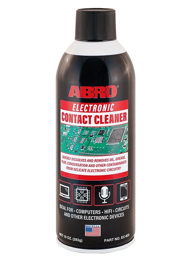 Abro EC-833 Electronic Contact Cleaner Spray 283g – Fast Dry, Residue Free - Image 1